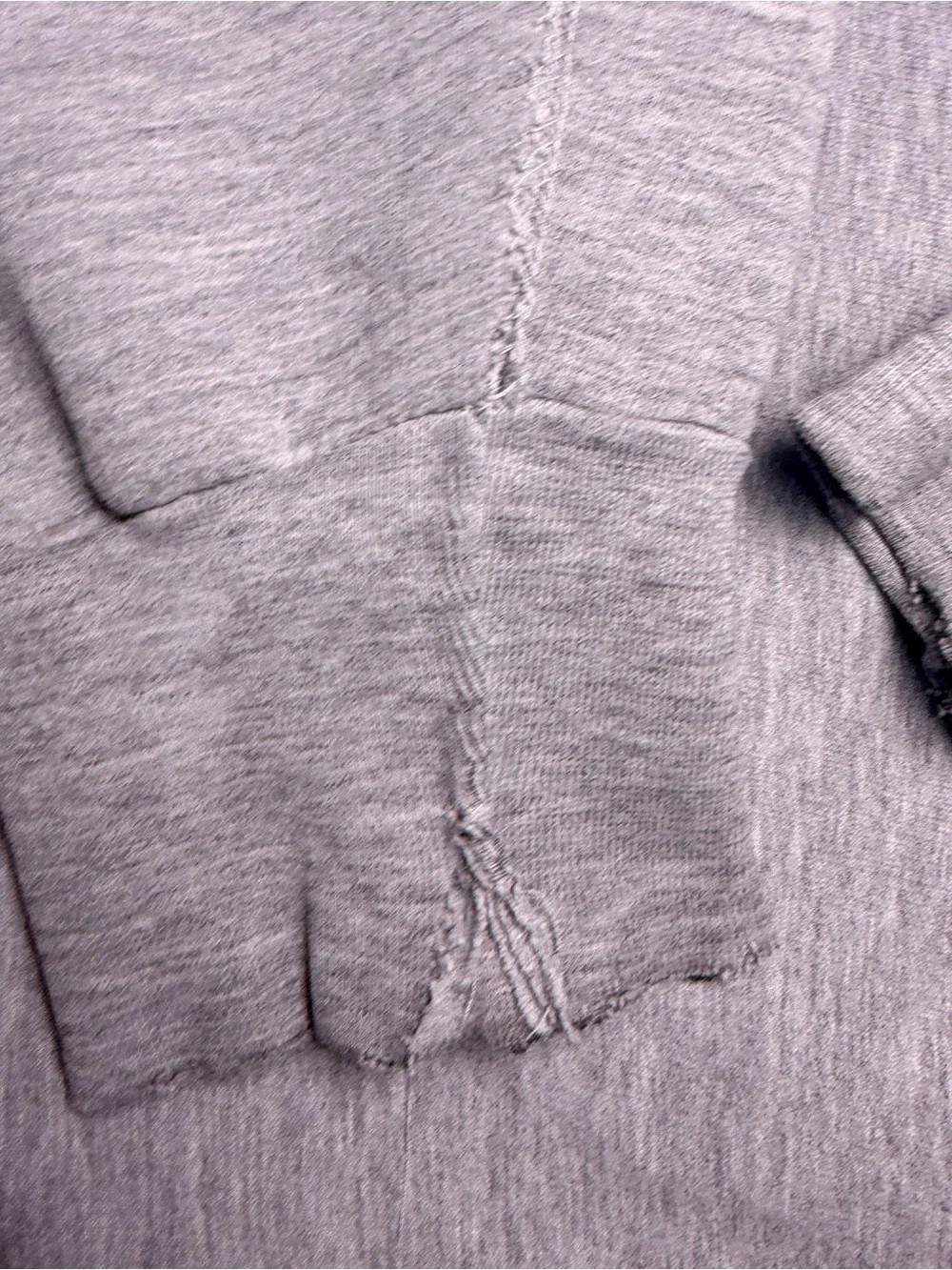 MV Sport Gray Crewneck Sweatshirt with Navy 'BRECKENRIDGE' Embroidery